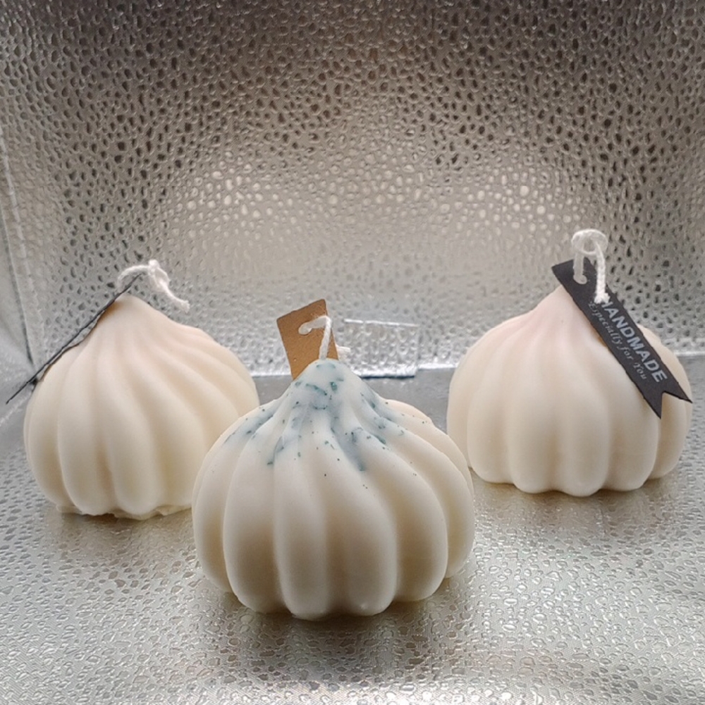 Elegant Cream Handmade Candle Set
